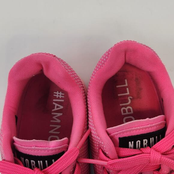 Nobull Women Outwork Neon Pink Training Shoes Size 7 Gym Workout Sneakers - Picture 4 of 10